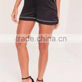 Custom Satin Boxer Shorts Women Plain Black Satin Highwaisted Shorts Wholesale thumbnail-5