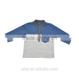 Baby Boy Contrast Color Plain Polo T-shirts Children Clothes Set thumbnail-3