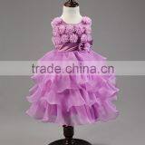 Baby Girl Princess Dresses White Puffy Dresses for Kids Girls Wedding Dresses thumbnail-5