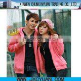 2016 High Quality Wholesale Zipper up Hoodies for Lovers thumbnail-1