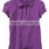 TODDLER GIRLS PLAIN POLO T SHIRT