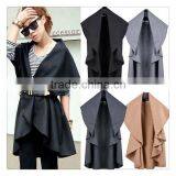 Spring New European Style Temperament Fashion Shawl,woolen Irregular Coat,women Shawl thumbnail-1