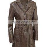 Long Leather Coat thumbnail-2
