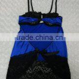 Sexy Transparent Nighty Babydoll Women Camiosole Panty Set thumbnail-3