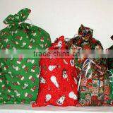 Christmas Fabric Gift Bags