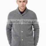 Men's Lowest Price Button up Thick Cardigan Sweaters With Pockets thumbnail-2