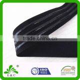 Wide Firm Black Elastic Silicon Printing Webbing Wristband thumbnail-1