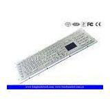 Stainless Steel Industrial Keyboard With Touchpad High Vandal-Proof With USB Interface