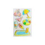 Glitter PVC Custom Holographic Stickers Small For MP3 players printable