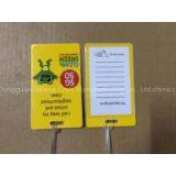 PVC Luggage Tag 2016 Fashion Pvc Customized Luggage Tag With Pvc Loop thumbnail-2