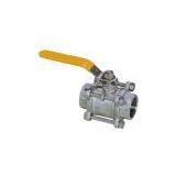 Female Threaded Three - Piece Ball Valve thumbnail-1