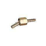 REVOLVING CONNECTOR W/HOSE BARB(BRASS) thumbnail-1