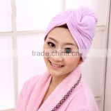 Top Quality Microfiber Hair Drying Towel Turban Towels Wrap