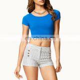 CHEFON Railroad Stripe Matilot Shorts CSS0145 thumbnail-5