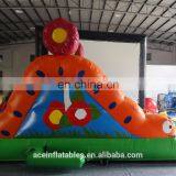 Caterpillar Theme Small Inflatable Slide for Kids