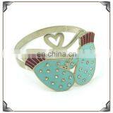 Table Decoration Enamel Effect Metal Love Napkin Ring thumbnail-1