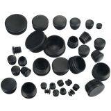 Tube Pipe Plug Black Round Plastic Plugs, Glide Insert End Caps for Chair Table Stool Leg thumbnail-2