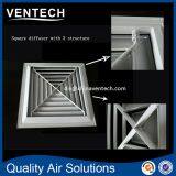 Ventech China Factory Return Air Volume Control Square Ceiling 4 Way Air Diffuser thumbnail-2