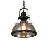 Retro Vintage Industrial Kitchen Restaurant Lamp Black Iron Hanging Decorative Pendant Light thumbnail-1