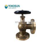 2021 Hot Sale Anti-Medium Pressure Low Temperature Resistance Round Hand Wheel Design Brass Globe Valves thumbnail-5