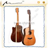 Mahogany acoustic guitar made in China