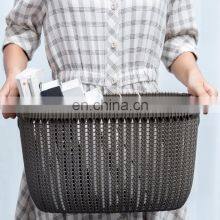 Rectangular Industrial Light Weight Handmade High Quality Small Wholesale Plastic Laundry Basket thumbnail-3