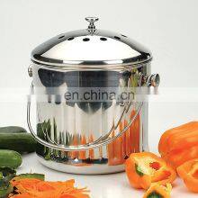 мусорный бак для кухни с угольным фильтром, компостный ведро объемом 1.3 галлона для кухни с крышкой thumbnail-4