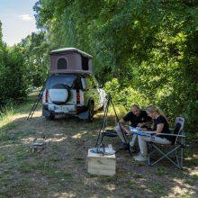 Custom Hard Shell Straight Support Camping Car Roof Top Tent Hard Cover Rooftop Tent for Sale thumbnail-5