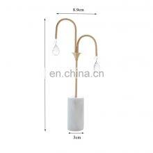 Fashion Marble Jewelry Set Necklace Jewerly Show Bracelet Jewellery Earring Holder Stone Display Stand thumbnail-5