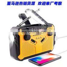 Custom Emergency Small Hand Crank Radio Solar Charger Flashlight Emergency AM/FM Portable Radio Emergency 5000 thumbnail-2