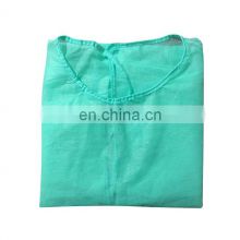 Disposable Long Sleeves and Different Type Wrist for Hospital use Isolation Gown