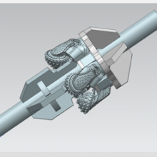 HDD Rock Reamer--500mm 5 Pieces 9 7/8”cone Cutter 637 / 537 NC31 thumbnail-2