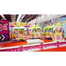 Guangdong Zhongshan Tai Le Play Children Indoor and Outdoor Waterproof Sightseeing Electric Track Customized Children Train Candy Train Export Standard thumbnail-2
