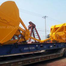 Enjue Single Rope Grapple Single Line Grab Bucket Electric Hydraulic Ship Grab Motor Hydraulic Marine Cargo Grab Bucket Dual Scoop Grab for Deck Crane thumbnail-4