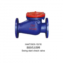 GB Swing Start Type Check Valve PN10 PN16 Grey Cast Iron HT200 Flange Metal Seal Factory Price Hot Selling Swing Check Valve thumbnail-3