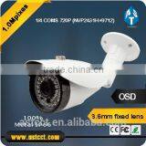 Low Cost 100% Metal IP66 Bullet CCTV AHD Camera 720P COMS 2MP Camera AHD Bullet Waterproof Night Vision 3.6mm Fixed Lens Quality Choice thumbnail-1