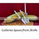 Biodegradable Tableware Fork Spoon & Knife