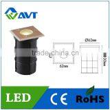 Stainless Steel IP67 12V 24V 110V 220V 240V 1W Mini Outdoor LED Garden Light Lamp Groundspot Up Outdoor Lighting thumbnail-1