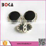 Gold Round Acrylic Metal Button