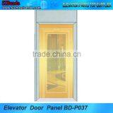 Golden Mirror Etching Stainless Steel Elevator Door Panel,Lift Door Plate,Elevator Door thumbnail-1