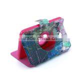 China Manufacturer Stand Leather Case for Samsung Galaxy Tab 3 Lite T110 Case