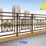 YT-004 2014 Top-selling modern wrought iron/metal/steel balcony railing designs