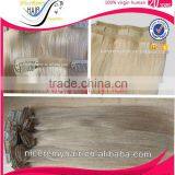 Wholesale Cheap Price 100% Brazilian Human Hair Silky Straight Clip in Hair Extension thumbnail-1