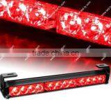 14" Hazard Emergency Warning Tow Traffic Advisor Strobe Light Bar -Red