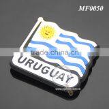 Uruguay Punta Del Este Souvenirs Flag Shaped Rubber Magnet Soft PVC Custom Fridge Magnets thumbnail-2