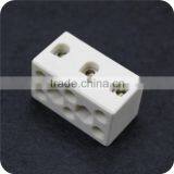 L38 W22 H20 Steatite Ceramic Connector Electrical Ceramic Cable Connector