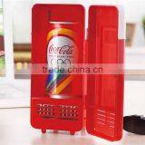 Freezing & Heating Mini Fridge USB Cooler For Bottle 1 Box Drink thumbnail-3