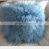 Luxury Tibet Fur Pillow Mongolian Fur Cushion Cover thumbnail-3