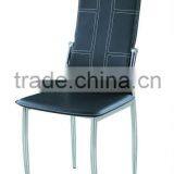 Wholesale PVC Seat & Back Metal Tube Dining Chair thumbnail-1