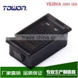 100A Ammeter 100V Voltmeter 2in1 Digital Voltage Current Meter DC 12V 24V Dual Display Volt Amp Monitor + Current Transformer thumbnail-4